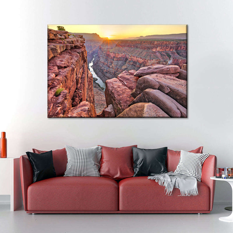 Sunrise Over Grand Canyon Wall Art