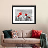 Pop Red Poppies Wall Art