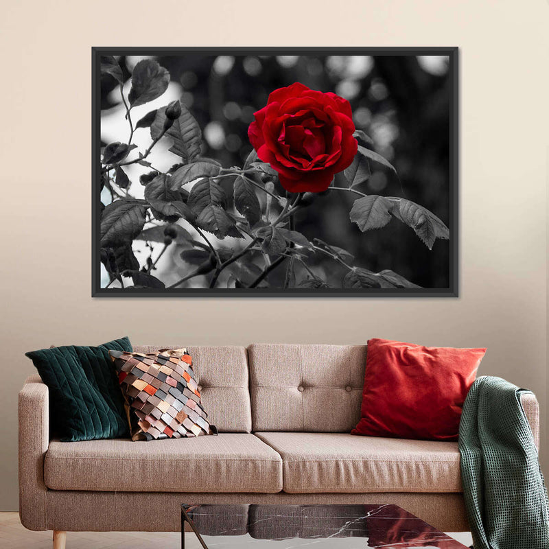 Lone Rose Pop Wall Art