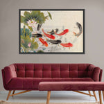 Japanese Koi Pond Wall Art