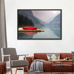 Mountain Lake Kayak Wall Art
