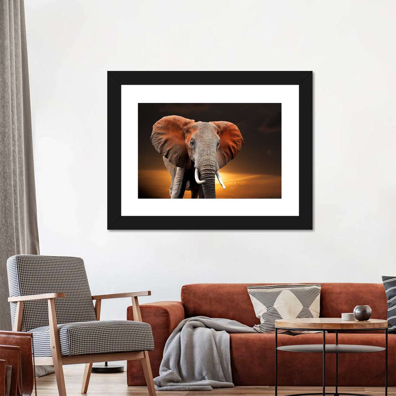 Kenyan Elephant Wall Art