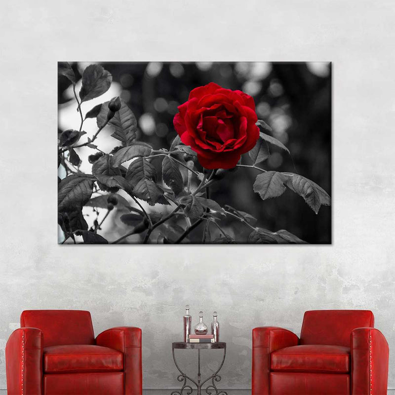 Lone Rose Pop Wall Art