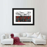 Poppy Field At Dusk Pop Wall Art