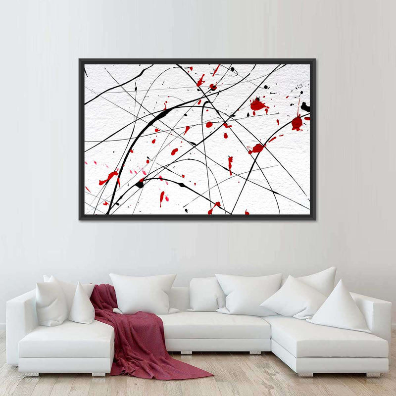 Modern Abstract Splash Wall Art
