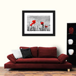 Pop Red Poppies Wall Art
