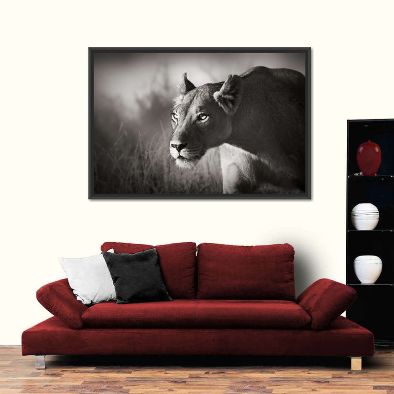 Stalking Lioness Wall Art