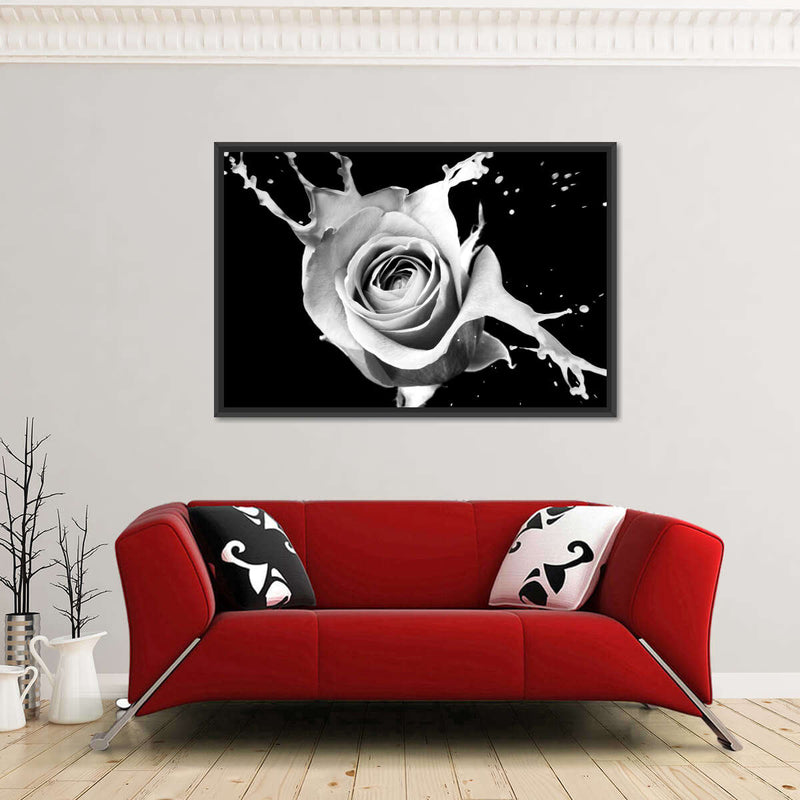 Rose Splash Wall Art