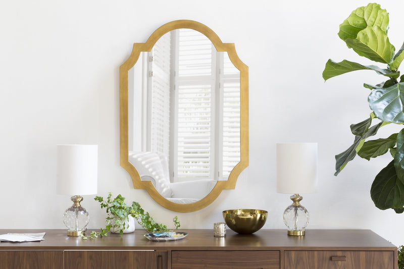Kilder Traditional Gold Wall Mirror