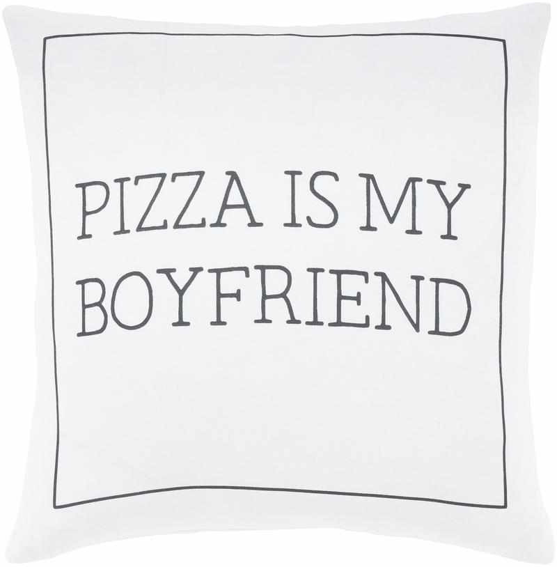 Bilderdam White Pillow Cover