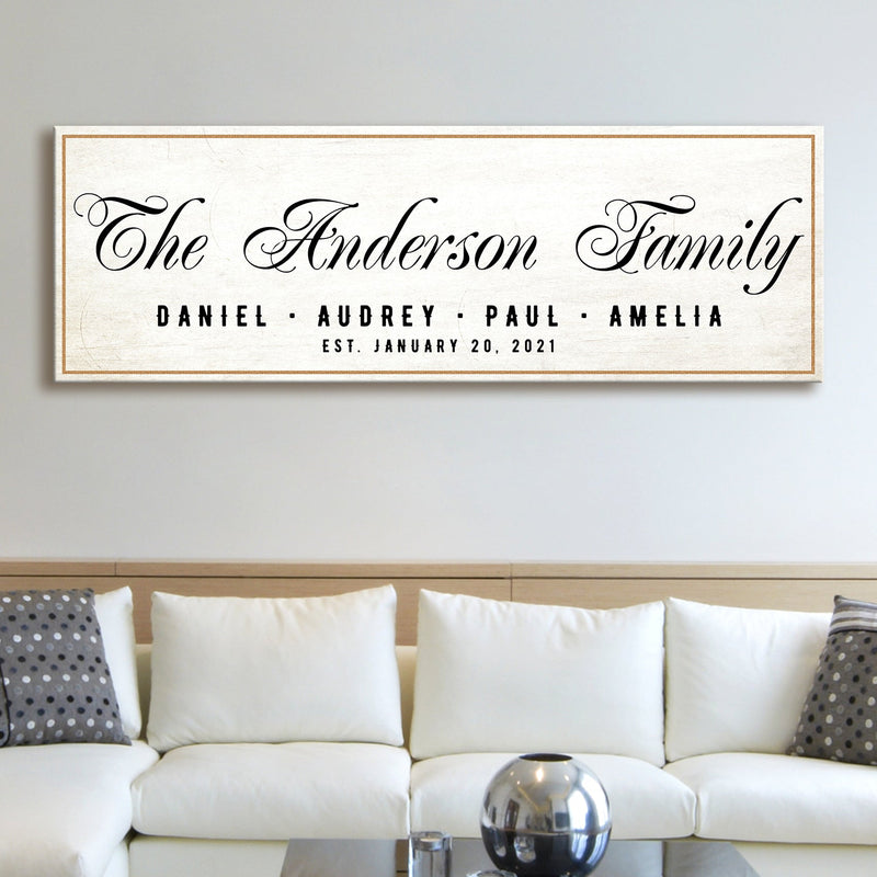Family Sign VIII