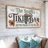 Personalized Tiki Bar Sign
