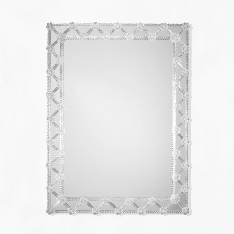 Murano glass mirror.