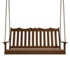 Keystone Amish Co. 6 Foot York Porch Swing, Mushroom Stain