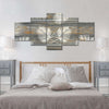 Wooden Palm Leaves Wall Art