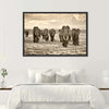 Herd Of Elephants Wall Art