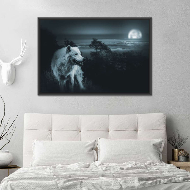 Moon Wolf Wall Art