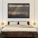 Sunrays And Cloudy Sky Wall Art