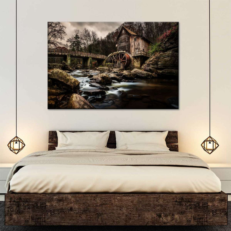 Grist Mill At Babcock Park Wall Art