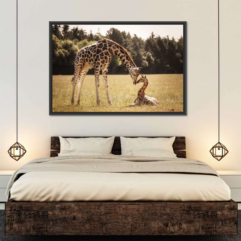 Loving Giraffes Wall Art