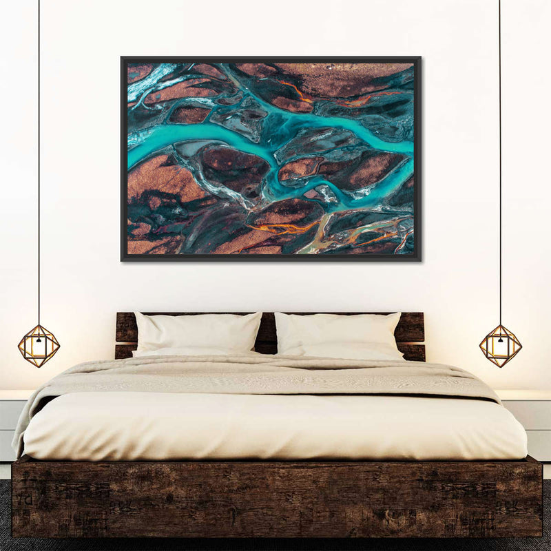 Icelandic River Wall Art