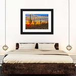 Sunset Cactus Wall Art