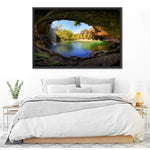 Hamilton Pool And Waterfall Wall Art