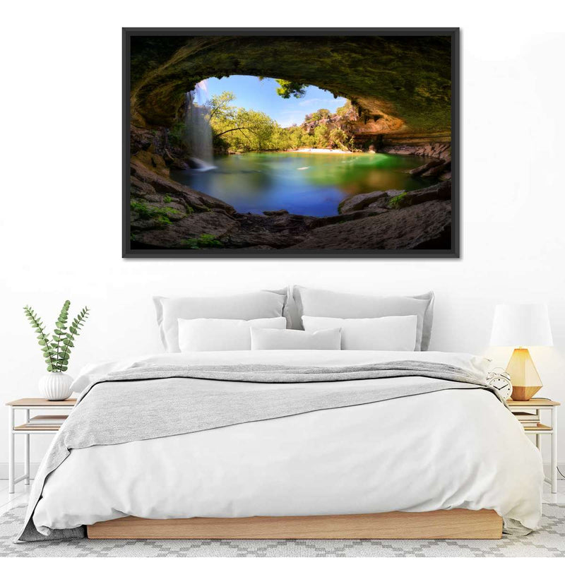 Hamilton Pool And Waterfall Wall Art