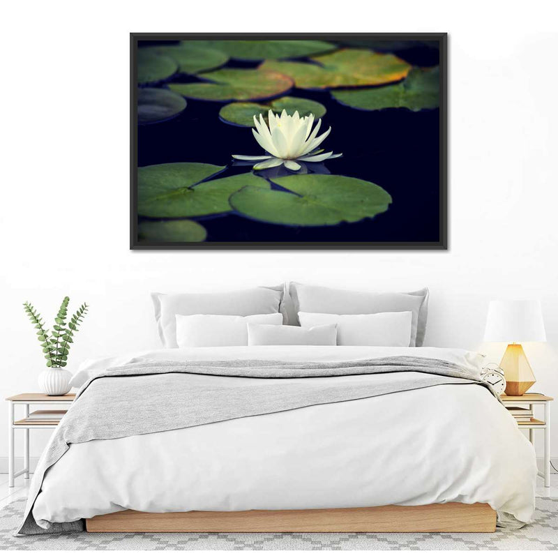 Lotus And Leaves Wall Art