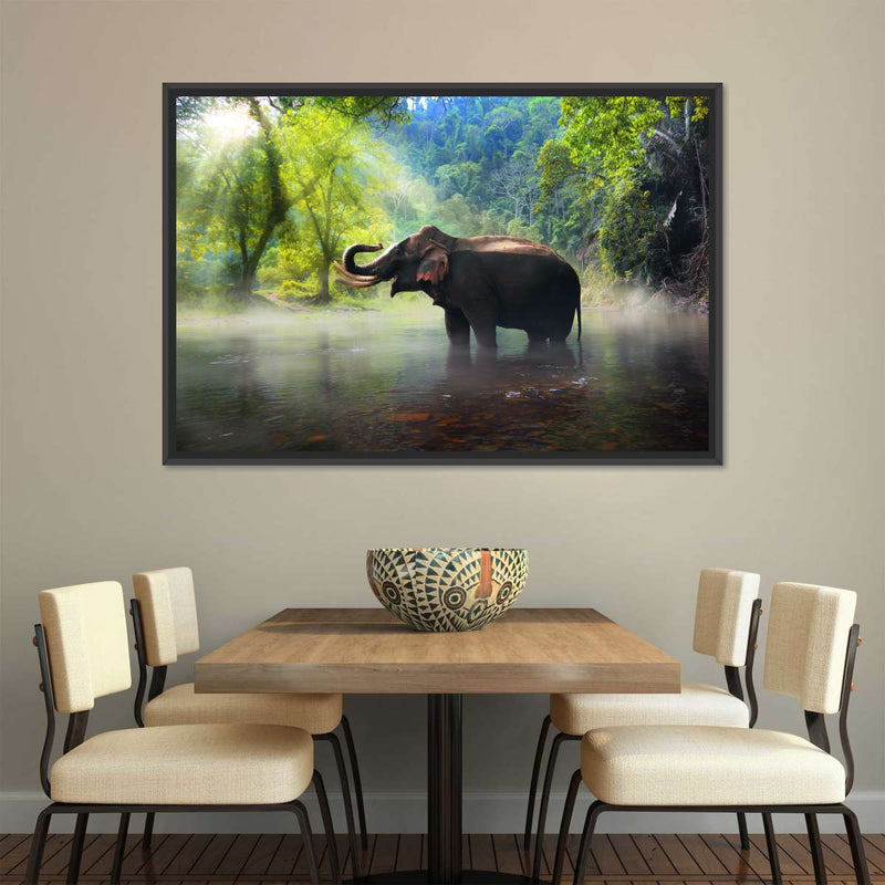 Wild Elephant Wall Art