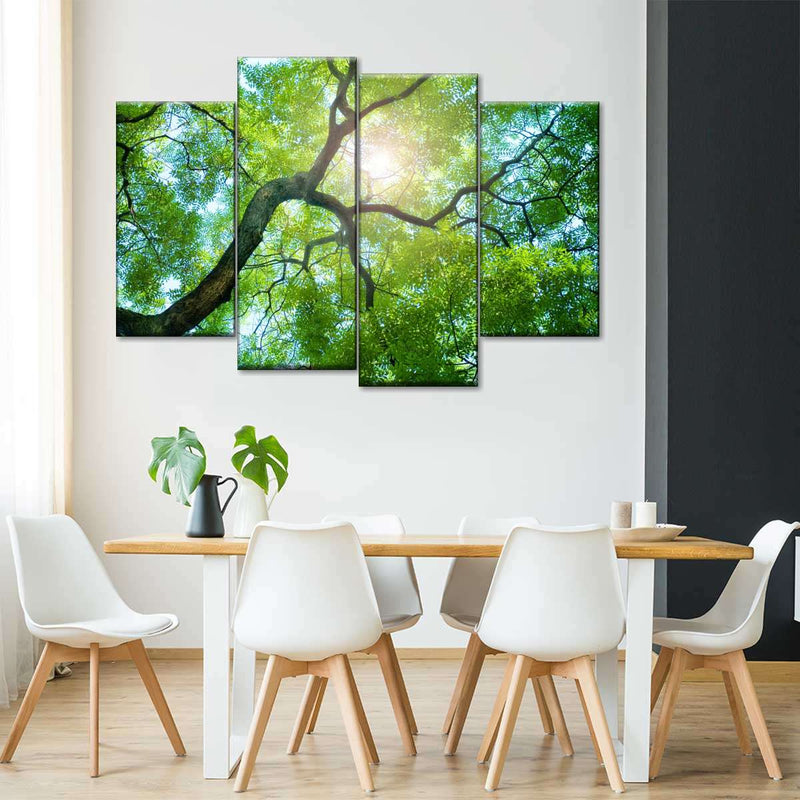 Tree Canopy Sunshine Wall Art