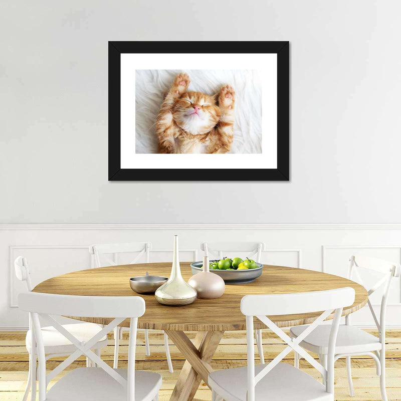 Sleepy Kitty Wall Art