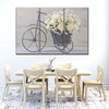 White Rose Bouquet Wall Art