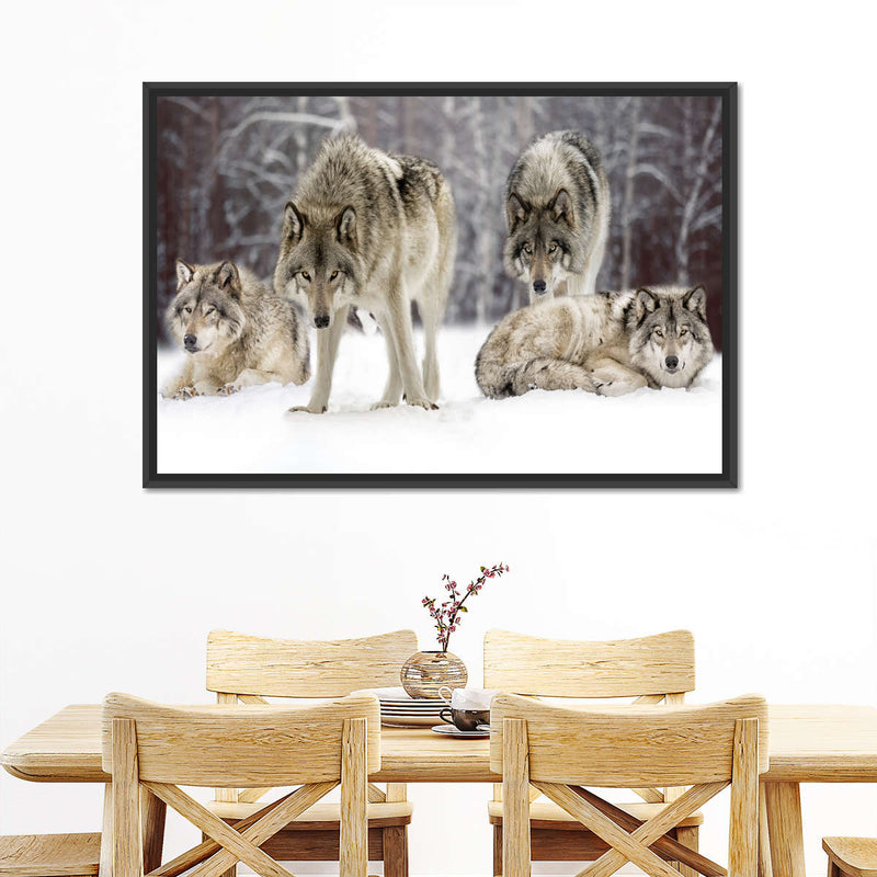 Wolf Pack Wall Art