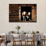 Pair Of Cows Wall Art