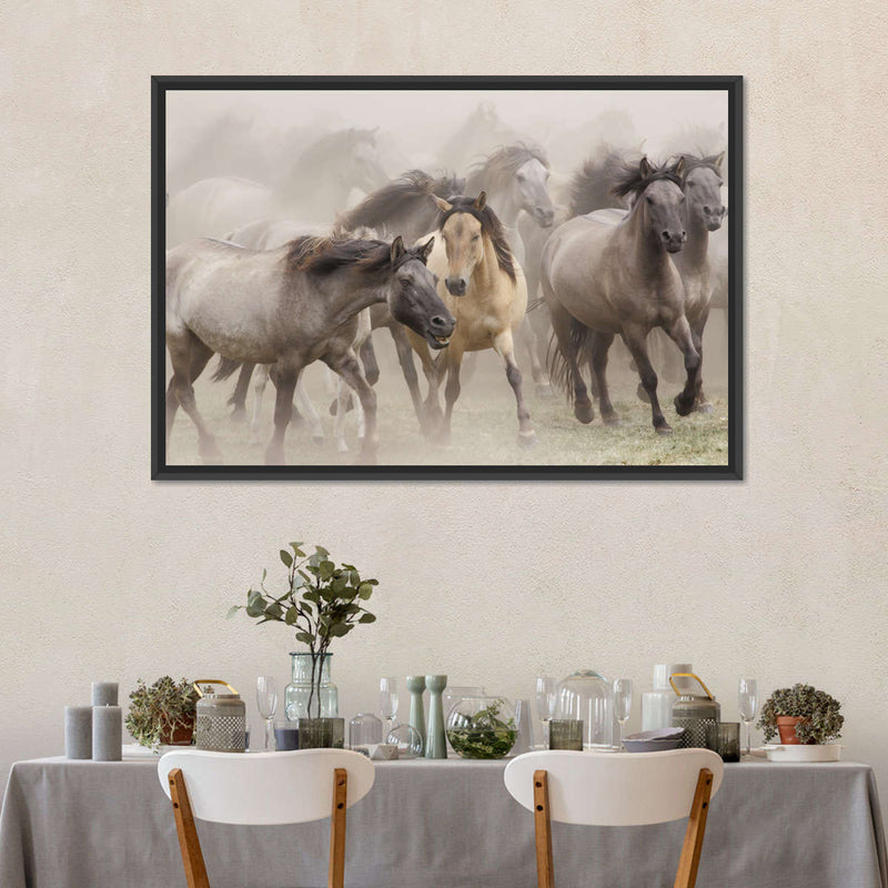Wild Horse Stampede Wall Art