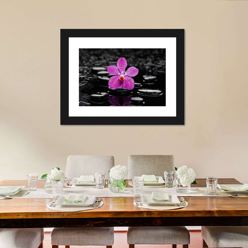 Zen Purple Orchid Wall Art