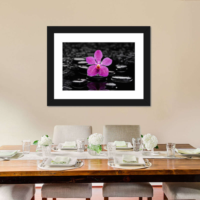 Zen Purple Orchid Wall Art