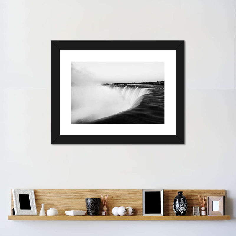 Monochromatic Niagara Falls Wall Art