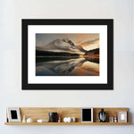 Lake At Sunset Wall Art