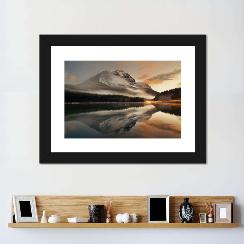 Lake At Sunset Wall Art