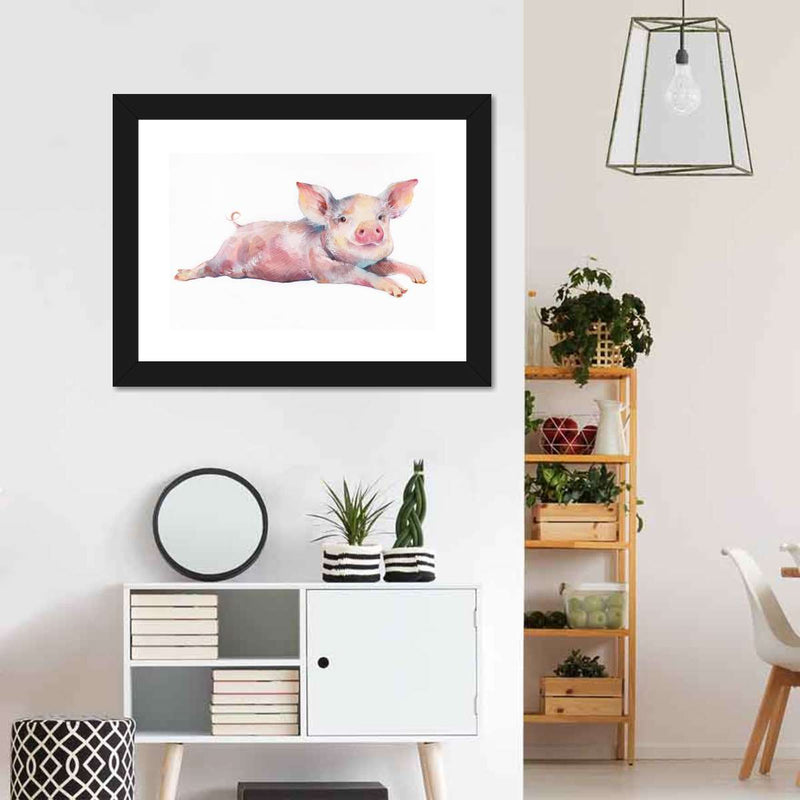 Precious Piglet Wall Art