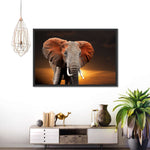 Kenyan Elephant Wall Art
