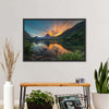 Swiftcurrent Sunset Lake Wall Art