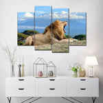 Roaring Safari Lion Wall Art