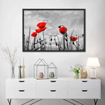 Pop Red Poppies Wall Art