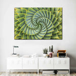 Spiral Succulent Wall Art