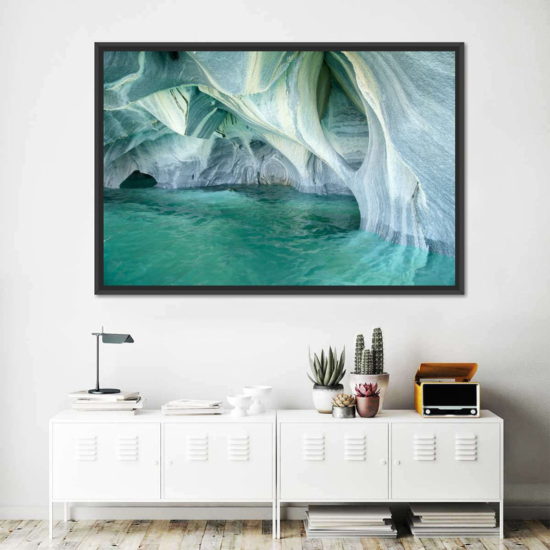 Marble Caves Carrera Lake Wall Art