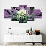 Rare Cannabis Plant Wall Art