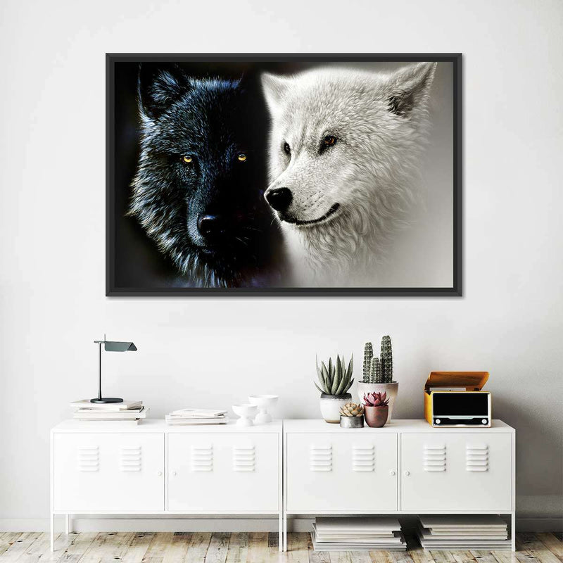 Tale Of Two Wolves Wall Art